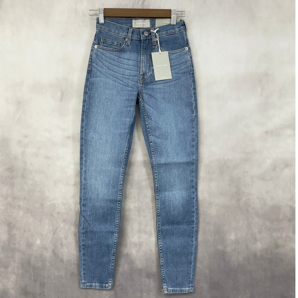 Everlane High Rise Skinny‎ Jeans Womens 23 Stretch Minimalist Indie Clean Girl